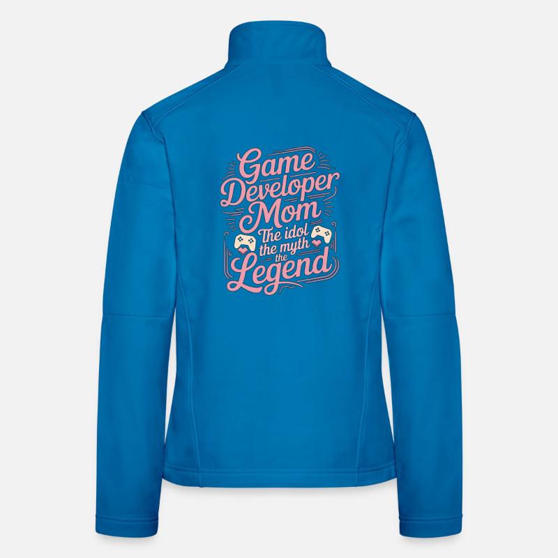 Game Developer Mom The Idol The Myth Game Coder Frauen Softshelljacke