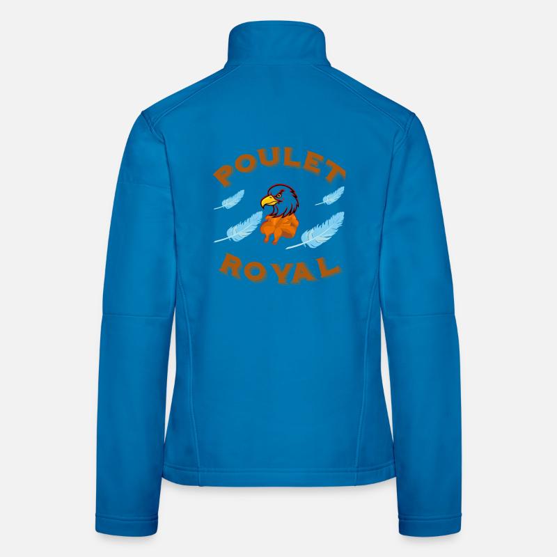 Roast Chicken Eagle Condor Humorous Design Women's Softshell Jacket