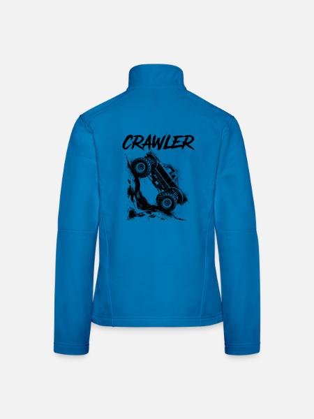RC Querschnitts-Skalier-Modellbau, Modellbau von Funksteuerungswagen - Frauen Softshelljacke - Lichtblau - Hinten