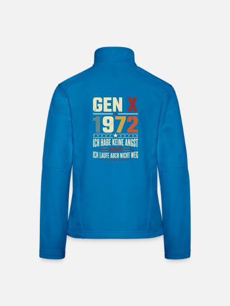 Gen X 1972 Ich Habe Keine Angst - Frauen Softshelljacke - Lichtblau