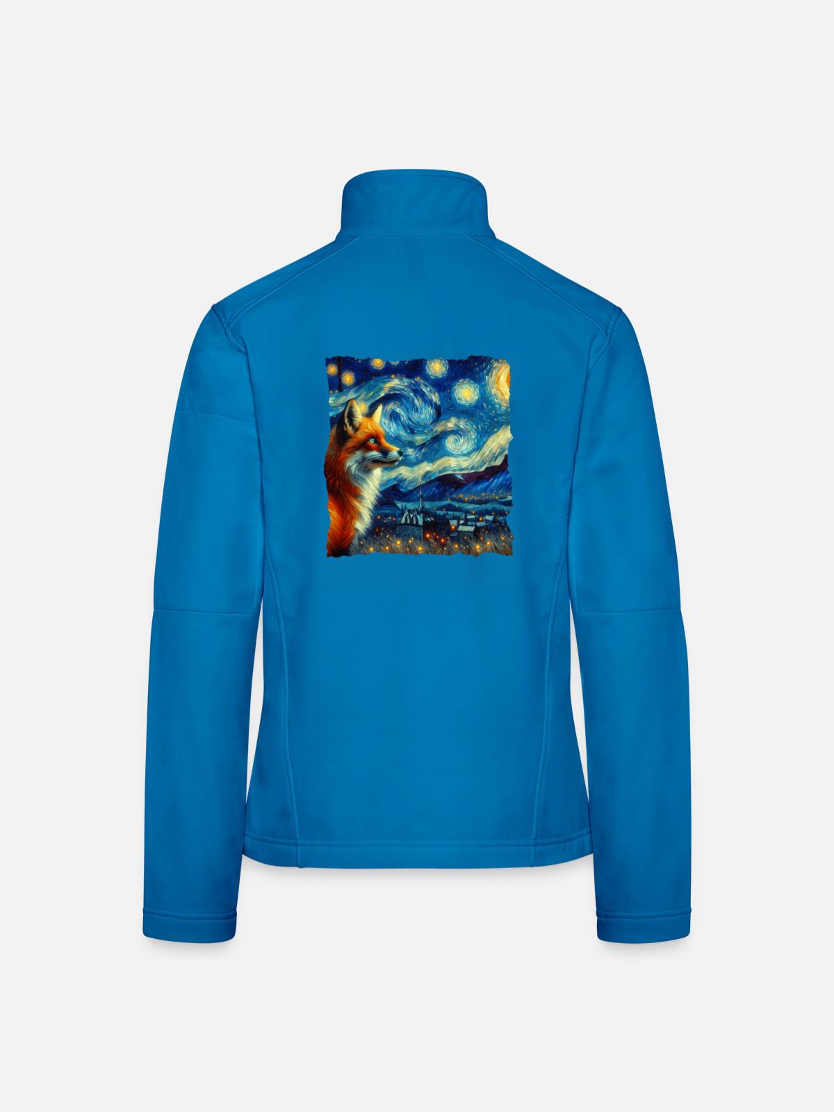 Rotfuchs Fuchs Starry Night - Frauen Softshelljacke - Lichtblau - Hinten