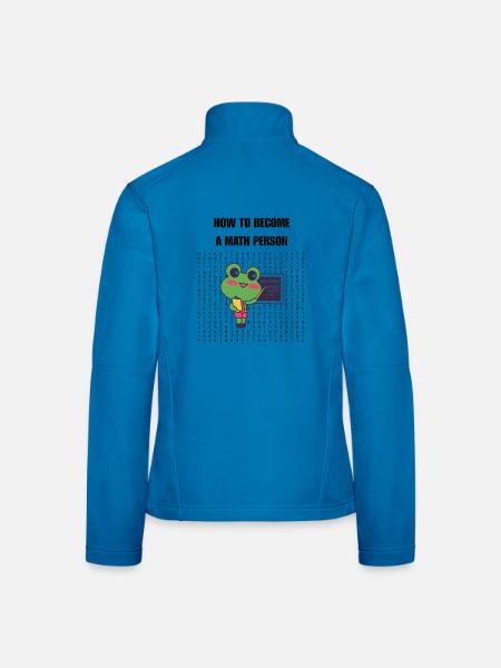 Wie man ein Mathe-Mensch wird - Frauen Softshelljacke - Lichtblau