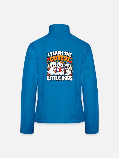 Süße Geister Lehrhelden Boo - Frauen Softshelljacke - Lichtblau - Hinten