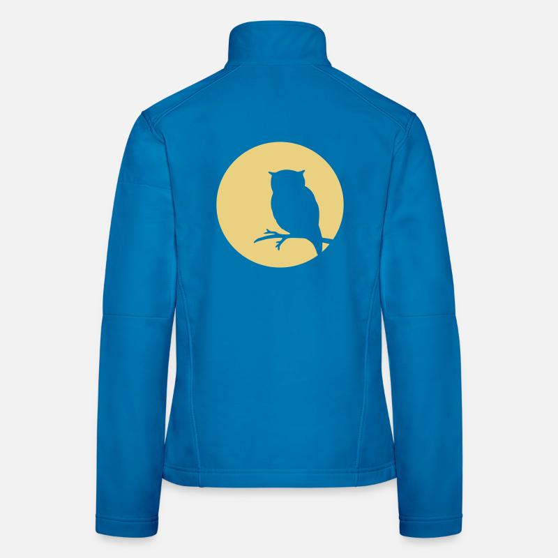 Moon owl Frauen Softshelljacke