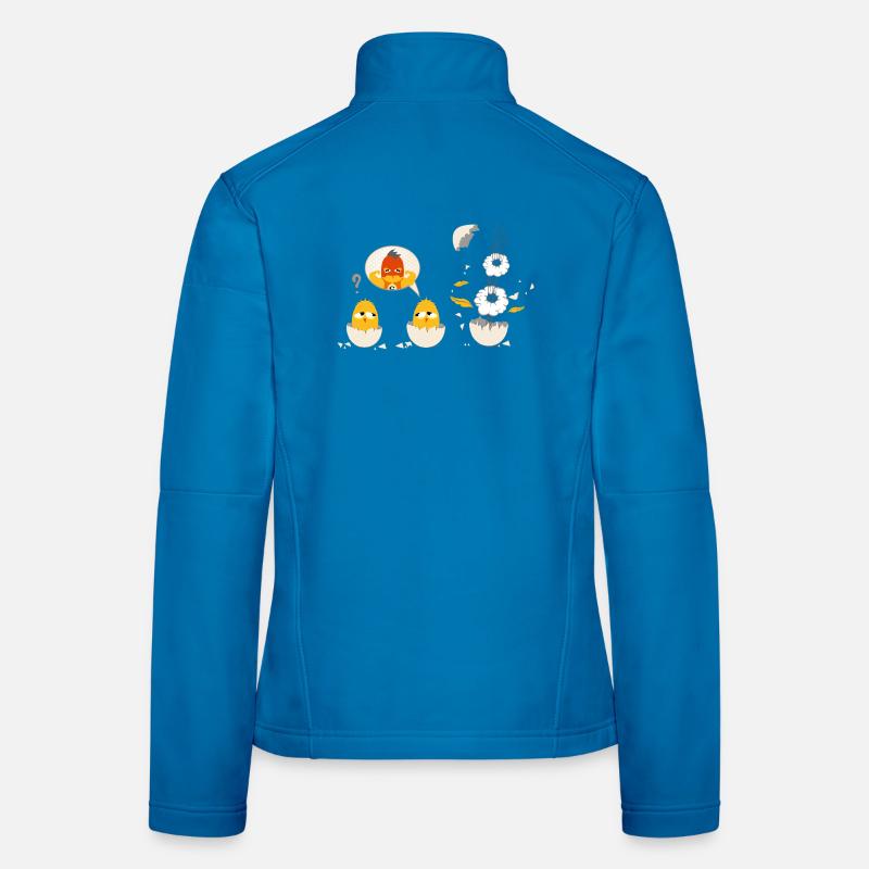 Un poussin comme un super-héros Veste en tissu softshell Femme