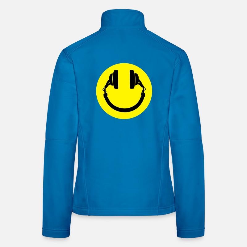 Smiley casque Veste en tissu softshell Femme