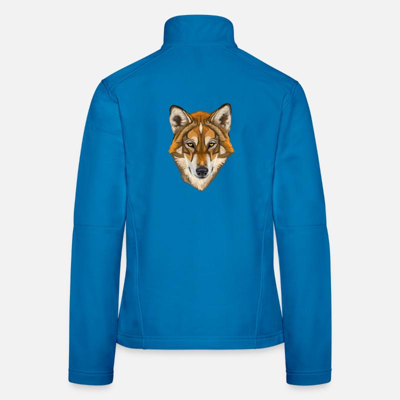 loup Veste en tissu softshell Femme