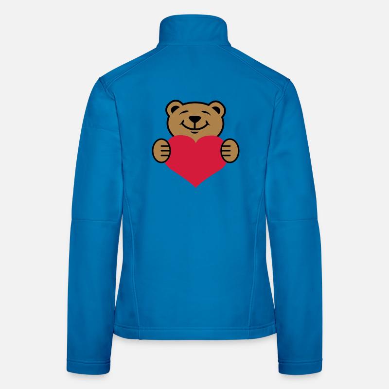 Herz | Bärchen | Heart | Bear Women's Softshell Jacket
