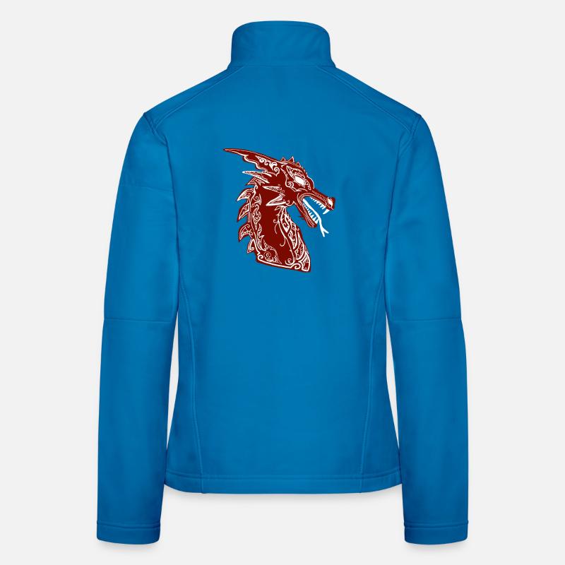 Drachen Frauen Softshelljacke