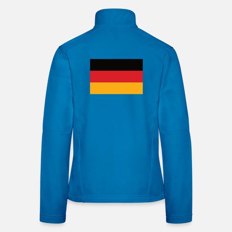 Germany Tricolor Flag - Women's Softshell Jacket - light blue