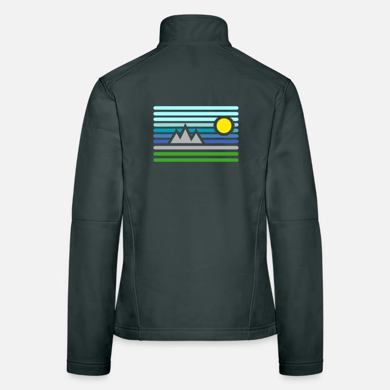 Berge Frauen Softshelljacke