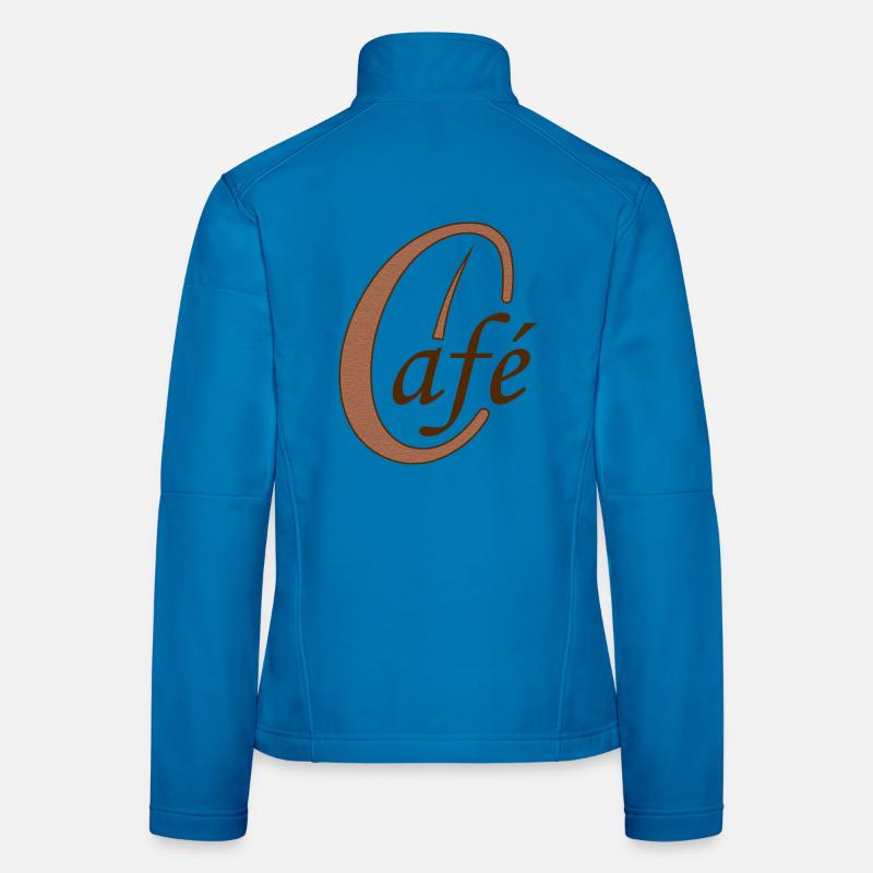 Café grain café café Veste en tissu softshell Femme