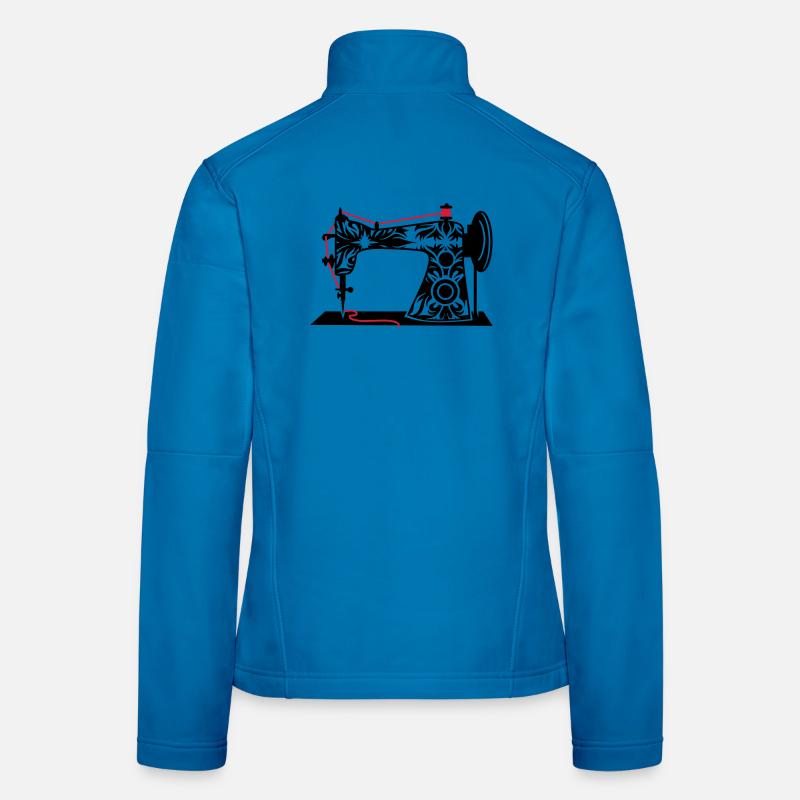 nostalgisch antike Retro Nähmaschine Frauen Softshelljacke