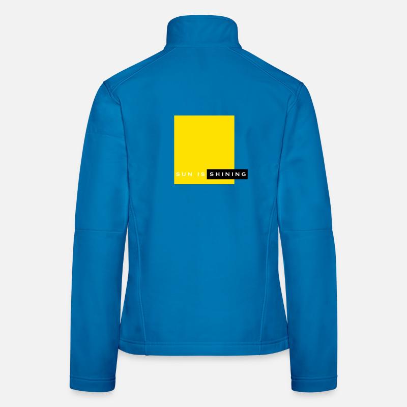 sun is shining - Frauen Softshelljacke - Lichtblau