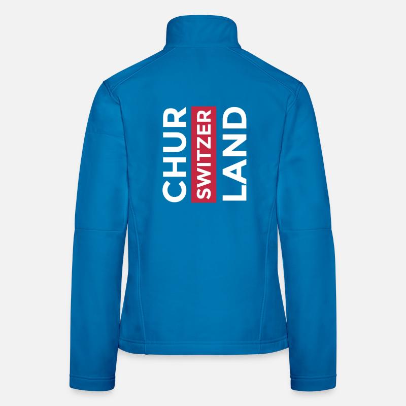 Coire Capitale des Grisons Souvenir Grisons Veste en tissu softshell Femme