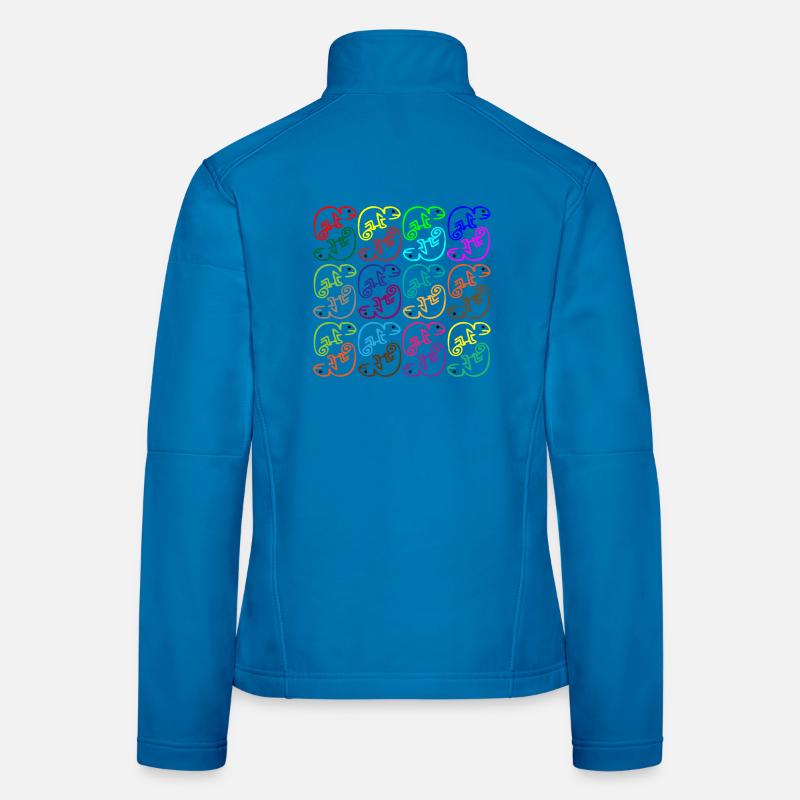 Chameleon hustle and bustle Women's Softshell Jacket
