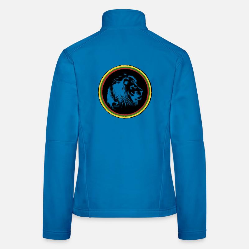 Rasta Farbkreis Ring Frauen Softshelljacke