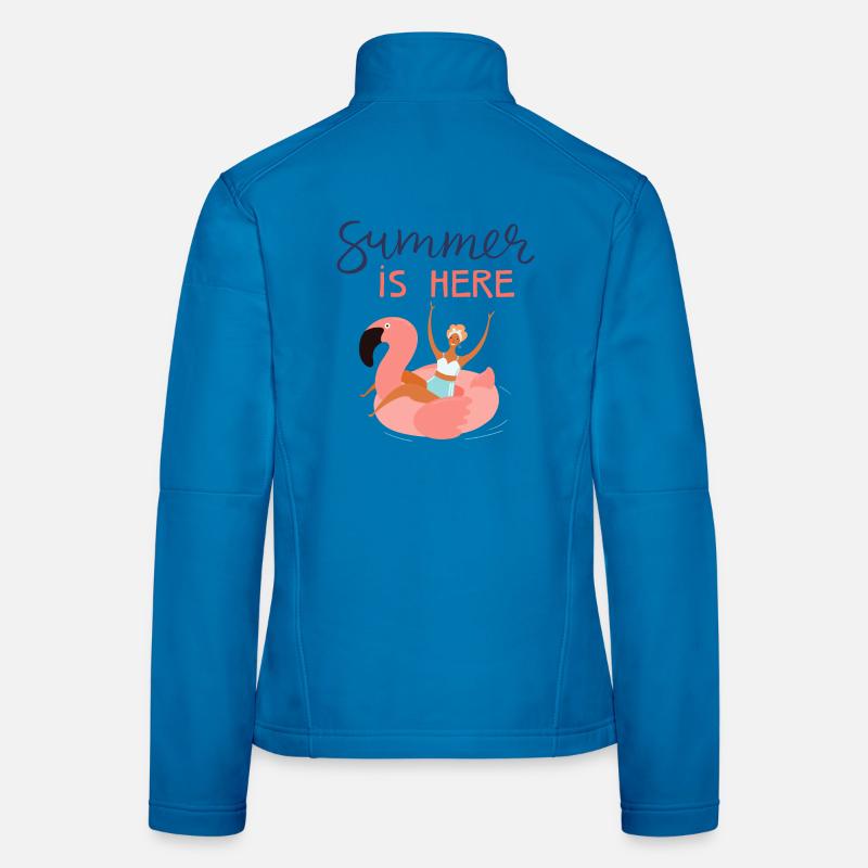 Der Sommer ist da Frauen Softshelljacke