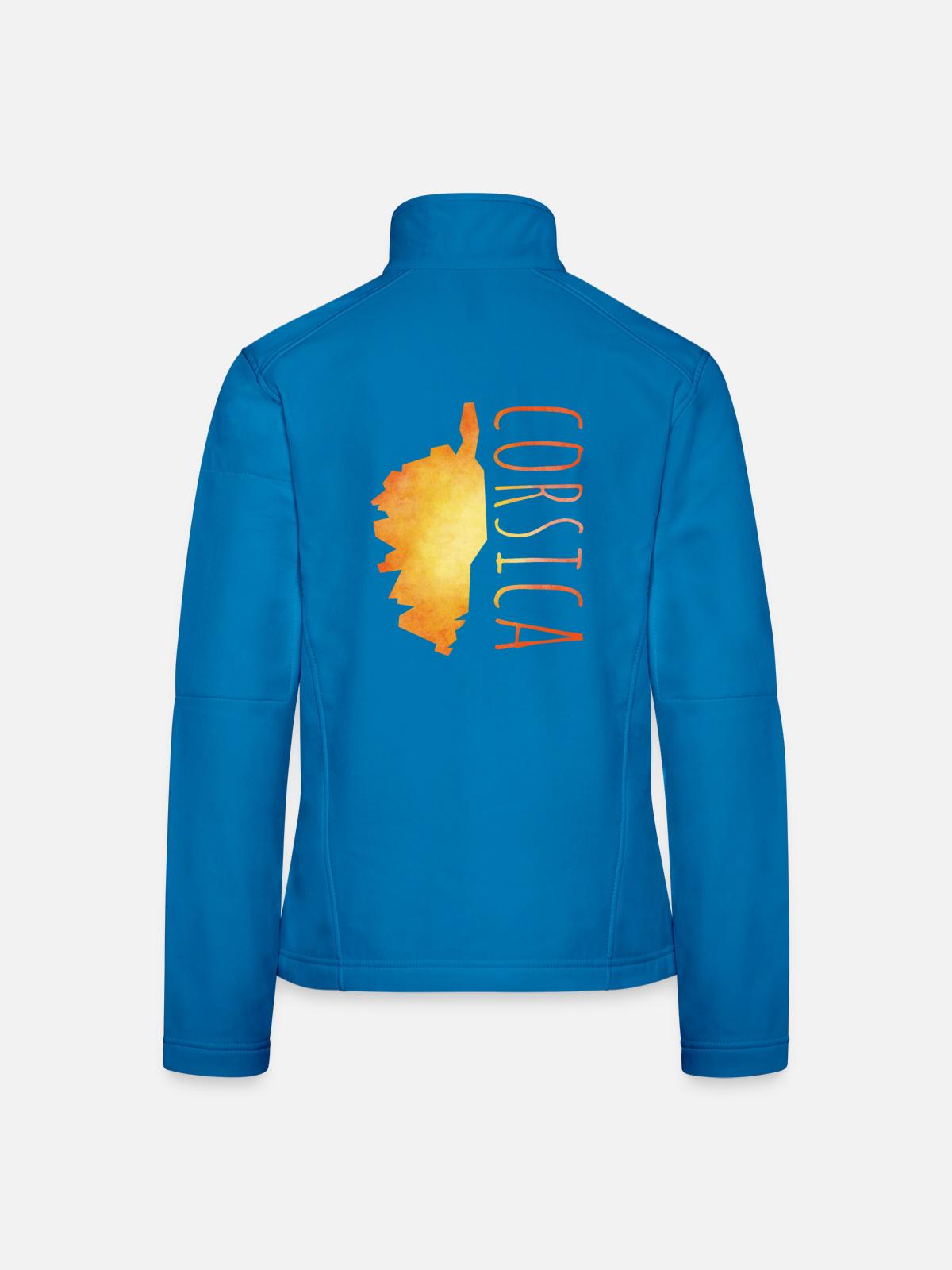 Corsica - Women's Softshell Jacket - light blue - Back