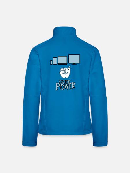 Geek - Women's Softshell Jacket - light blue