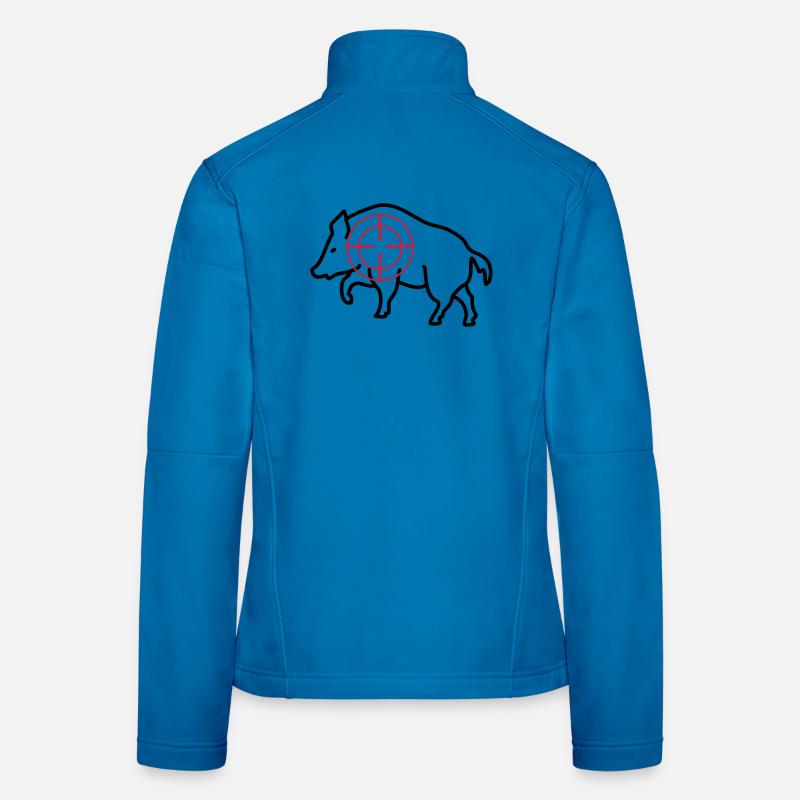 wildschwein jäger jagd Frauen Softshelljacke