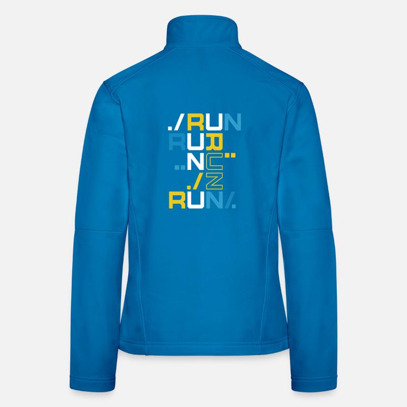 Chemise Run Run Run Veste en tissu softshell Femme