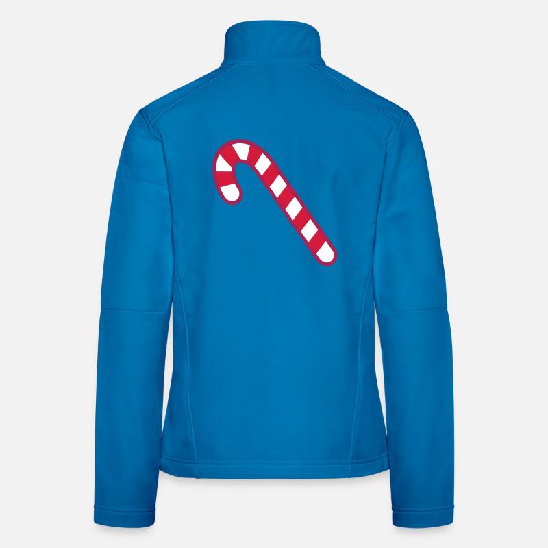 candy cane candy cane gnome elf elf - Women's Softshell Jacket - light blue