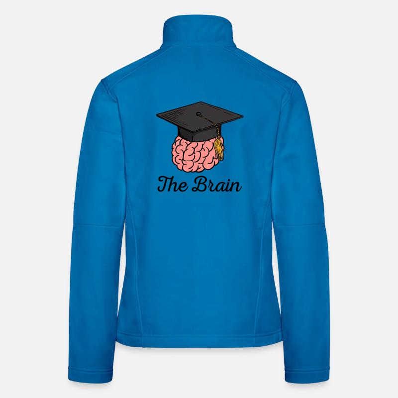 Diplômé de l'école, diplômé de l'école secondaire, diplômé avec master Veste en tissu softshell Femme