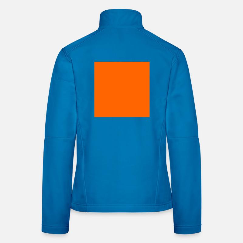 Personalize orange background texture Women's Softshell Jacket