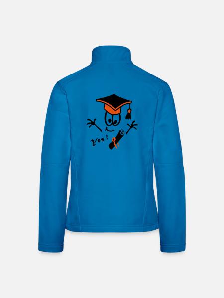 doctor - Women's Softshell Jacket - light blue - Back