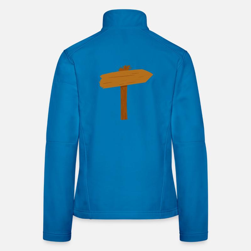 Balisage Chemin Direction du chemin Veste en tissu softshell Femme