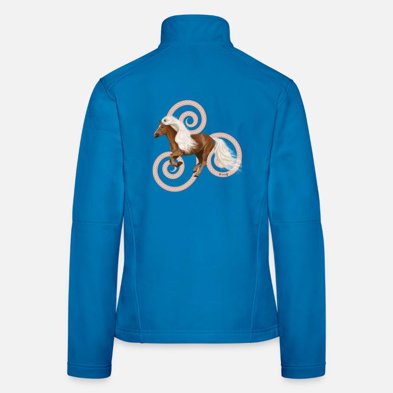 Haflinger Artos - Frauen Softshelljacke - Lichtblau