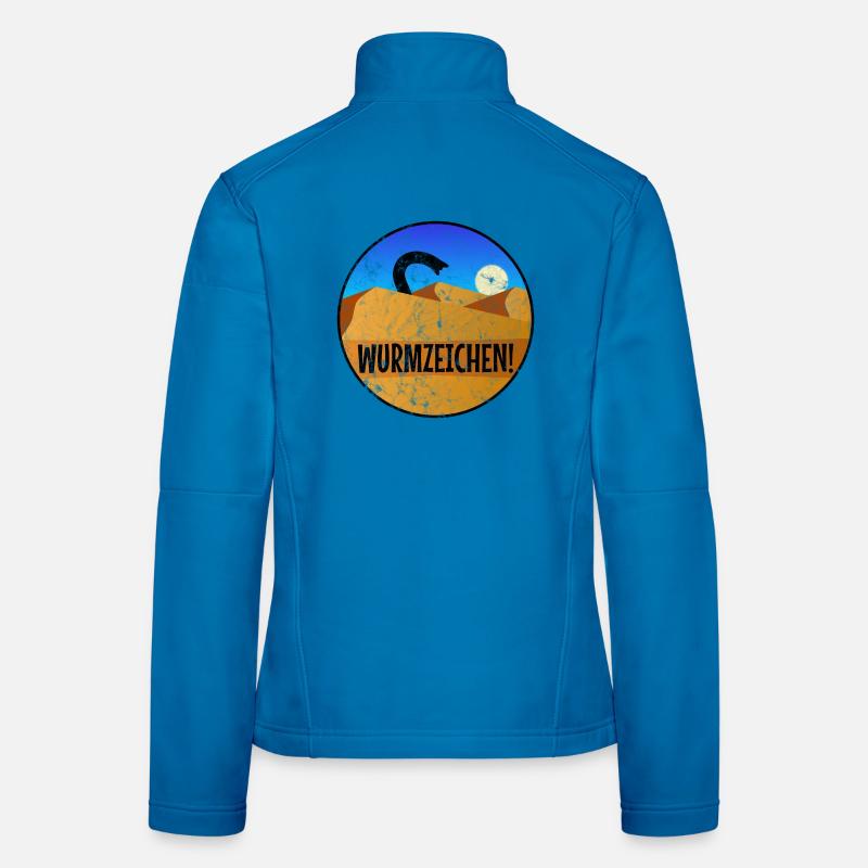 Wurmzeichen washed Frauen Softshelljacke