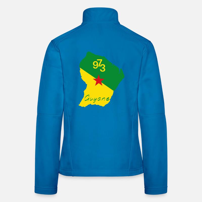 Guyane Veste en tissu softshell Femme