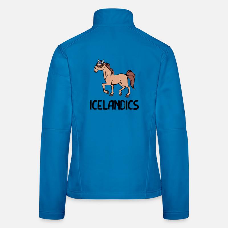 Fohlen Pferde Islandpferde Spruch Isländer Frauen Softshelljacke
