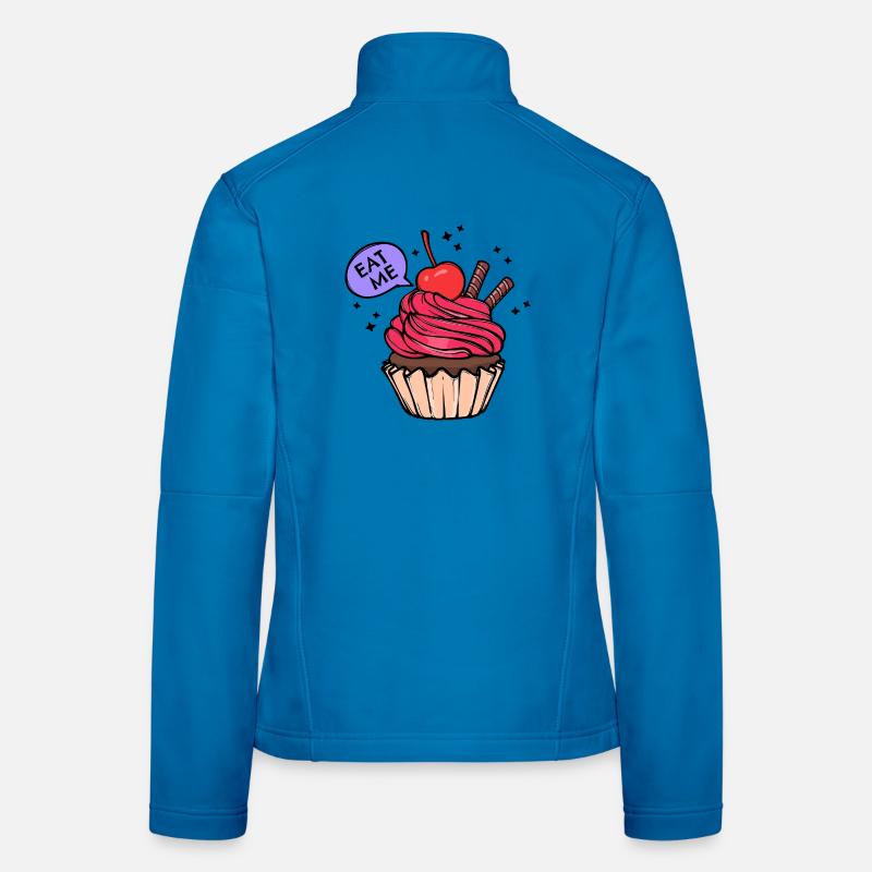 Cupcake Statement Dessert Baking Sweets Women's Softshell Jacket