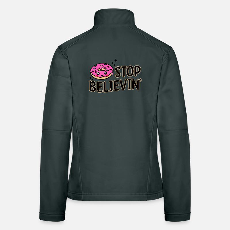 Sweets Snacking Statement Delicious Donut Women's Softshell Jacket