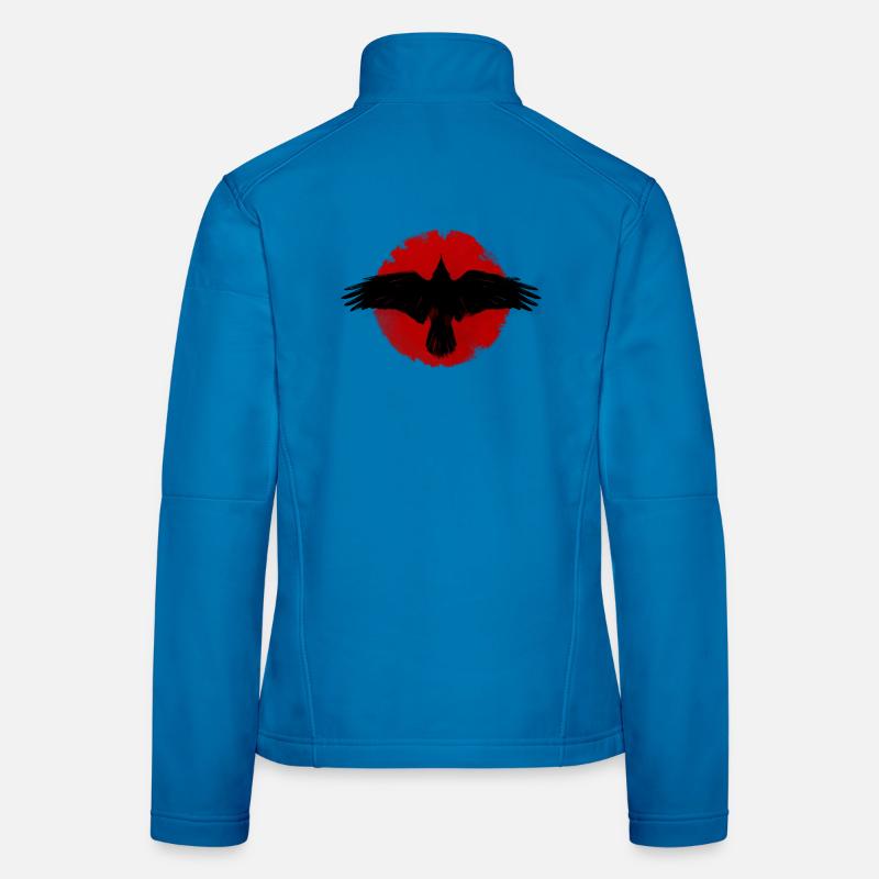 Corbeau Veste en tissu softshell Femme