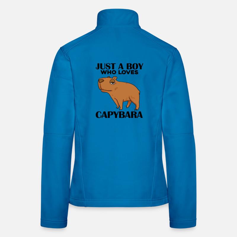 Capybara Junge Frauen Softshelljacke