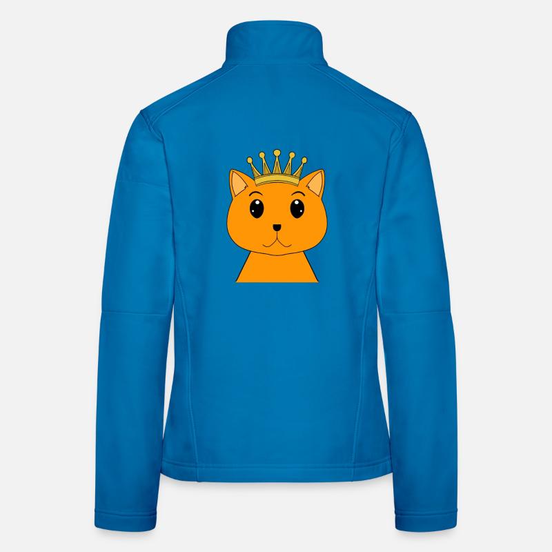 Katze mit Krone - Perserkatze mit Krone Frauen Softshelljacke