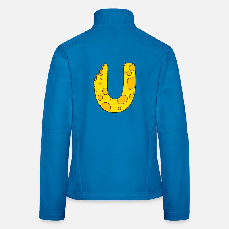 Letter u Women's Softshell Jacket