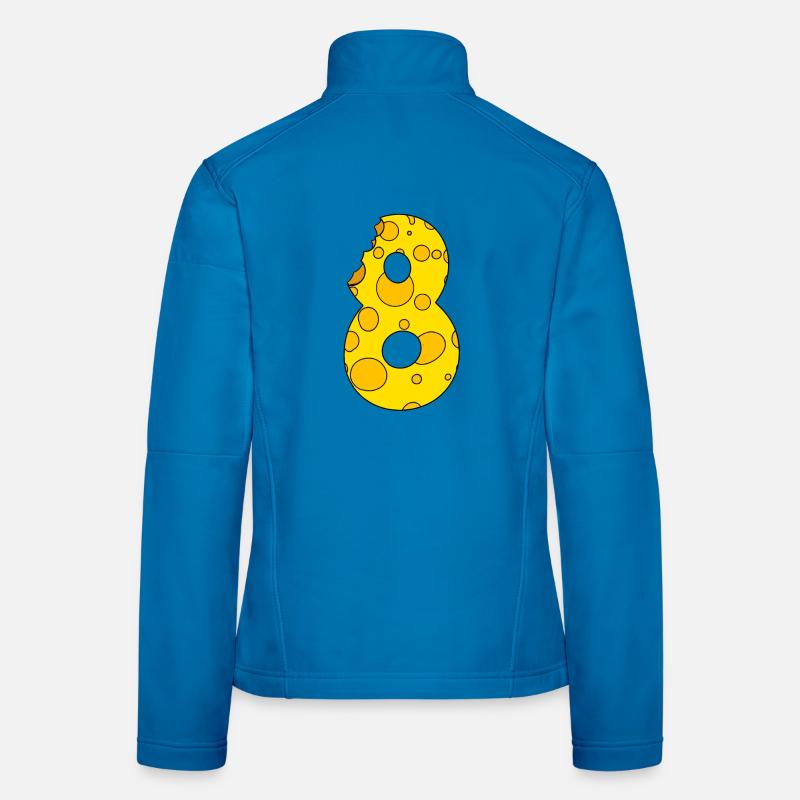 Numéro 8 Digit Cheese Veste en tissu softshell Femme