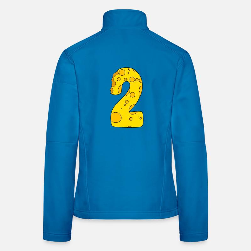 Number 2 Digit Cheese Women's Softshell Jacket