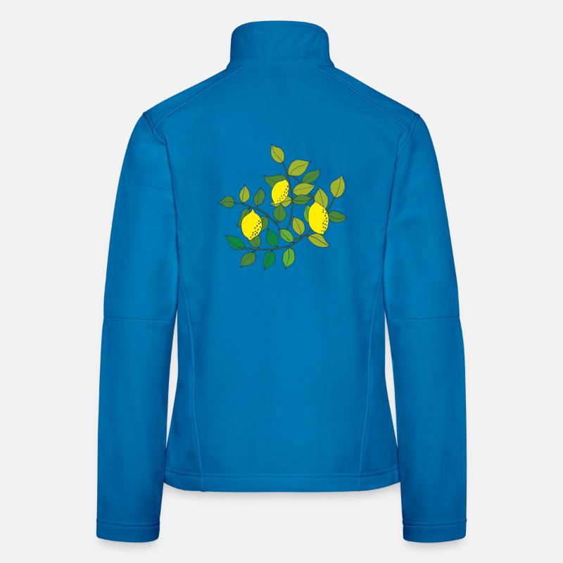 citronnier Veste en tissu softshell Femme