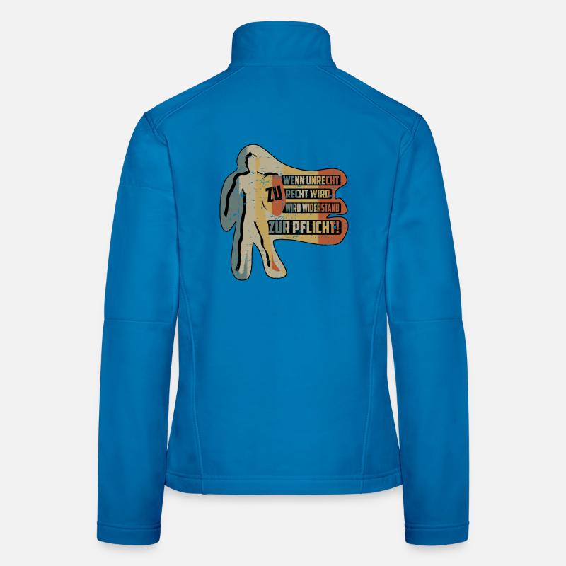 WENN UNRECHT ZU RECHT WIRD Frauen Softshelljacke