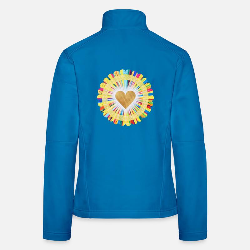 Sternentor Herz Potential - Sonja Ariel von Staden - Frauen Softshelljacke - Lichtblau