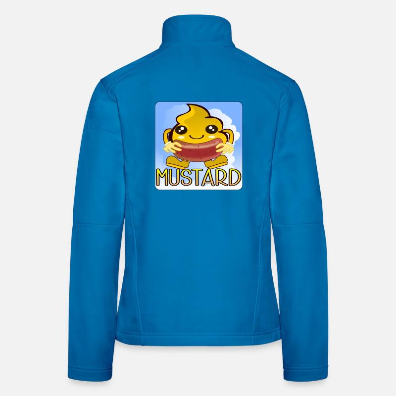 BARBECUE À LA MOUTARDE Veste en tissu softshell Femme