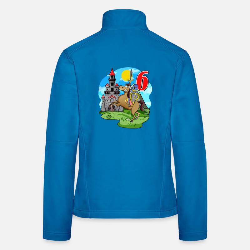 Ritter 6. Geburtstag 6 Jahre Junge Geschenk Frauen Softshelljacke