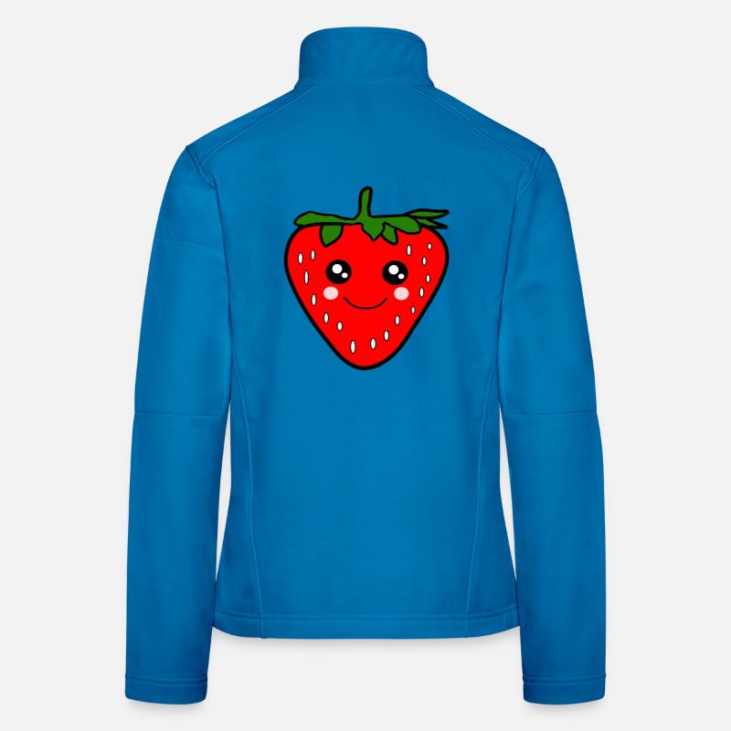 Kawaii Strawberry Women's Softshell Jacket