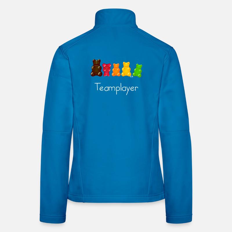 Teamplayer - Frauen Softshelljacke - Lichtblau